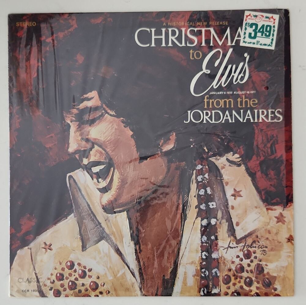 The Jordanaires Christmas to Elvis from The Jordanaires 12" Stereo LP CCR 1935